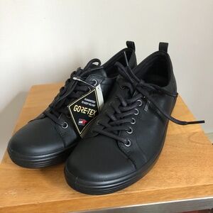 NWT Men's ECCO Black Gore-Tex Sneaker Size EU 40/US 9-9.5